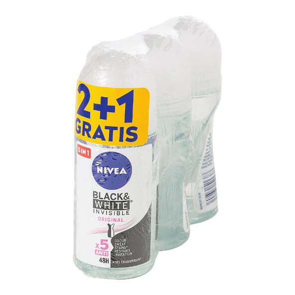 NIVEA(R) 				Roll-on-Deodorant, 3 St.