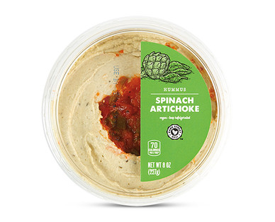 Park Street Deli Cucumber Dill, Garlic Parmesan or Spinach Artichoke Hummus