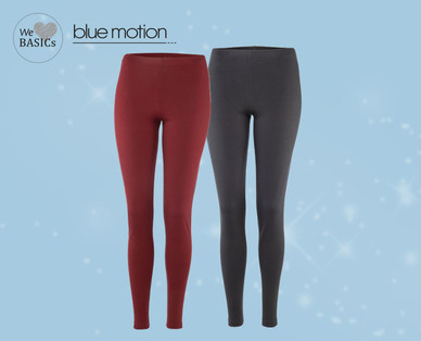 WE LOVE BASICS Damen-Leggings, Doppelpkg.