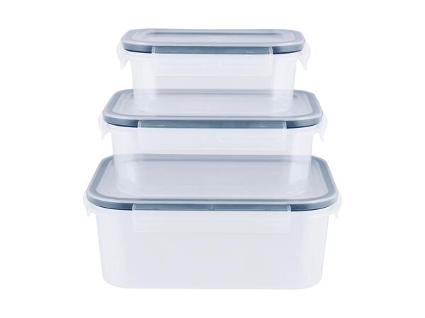 Frischhaltedosen-Set, 3 Stück