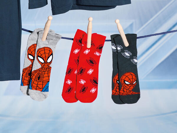 Boys' Character Socks "The Avengers, Spiderman, Star Wars"