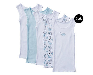 Infant Organic Cotton Singlet 5pk or Organic Cotton Singlet Suit 2pk