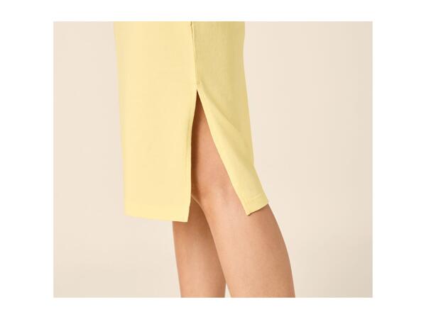 Ladies' Yellow Midi Dress