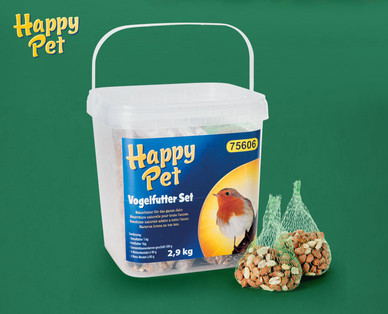 HAPPY PET Vogelfutter-Set im Eimer