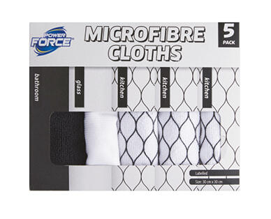 Microfibre Cloths 5pk