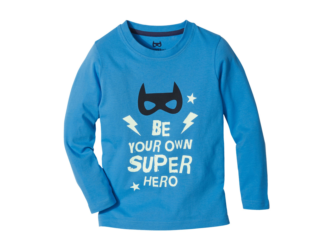 Boys' "Glow in the Dark" Long-Sleeved Tops, 2 pieces