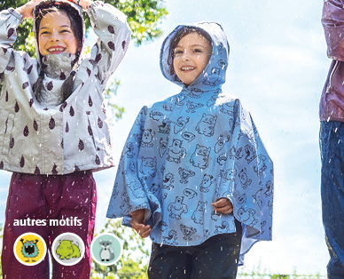 Poncho de pluie pour tout-petits/enfants IMPIDIMPI