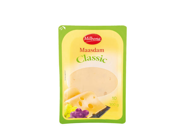 Maasdamer i skivor