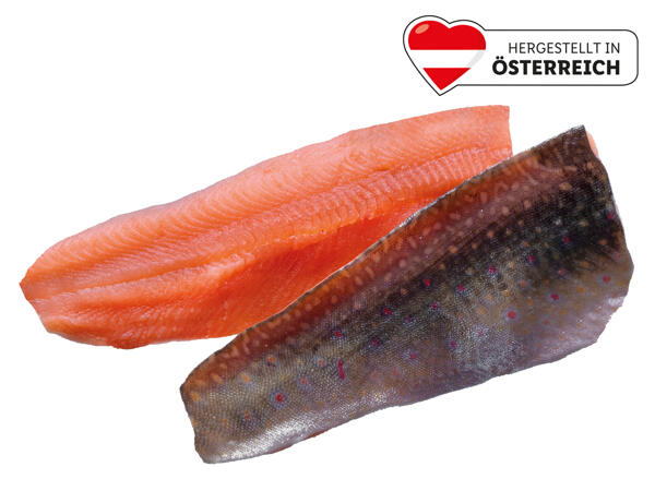 Frische Saiblingsfilets