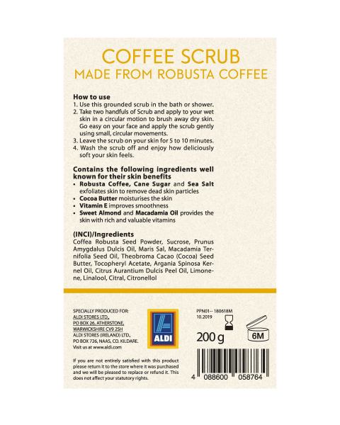 Coffee Body Scrub Orange