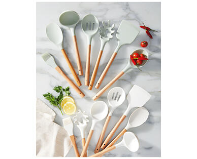 Silicone and Wood Utensils