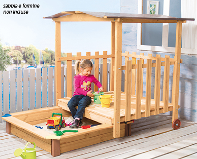 Casetta con sabbiera OUTDOOR ZONE