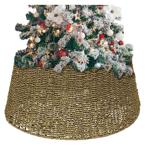 Christmas Tree Collar - Gold Seagrass
