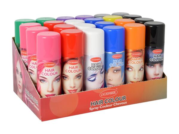 Spray de couleur pour cheveux