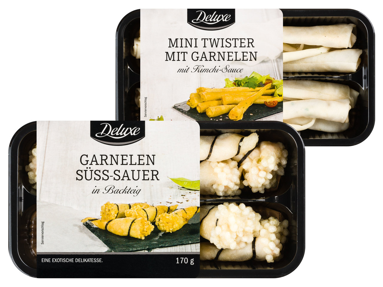 DELUXE Garnelen-Spezialitäten