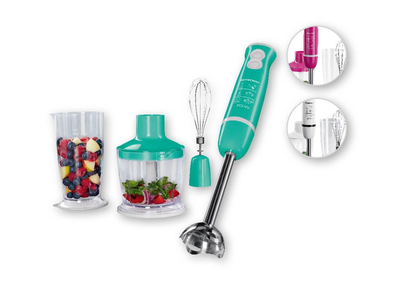 SIlVERCREST KITCHEN TOOLS 600W Hand Blender Set