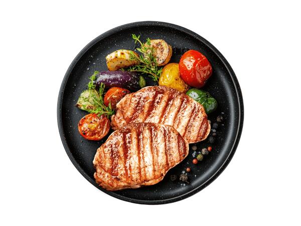 Frische Karreesteaks