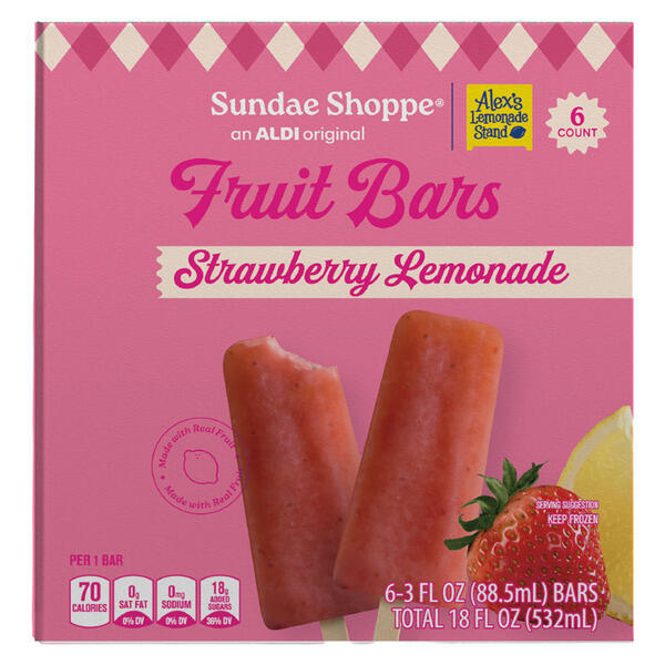 Sundae Shoppe Strawberry Lemonade Bars