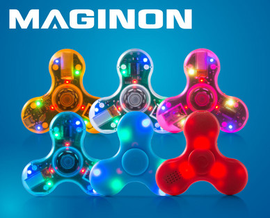 MAGINON LED-Spinner mit Lautsprecher