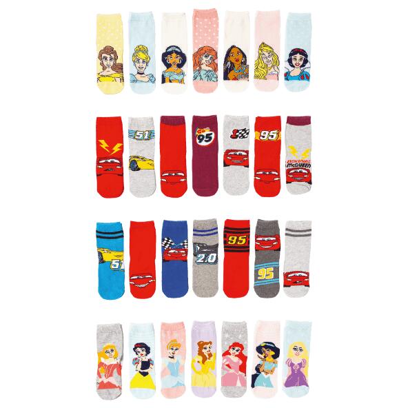 (R)DISNEY 				Chaussettes pour enfants, pack de 7