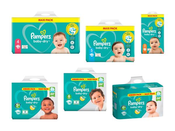 Couches Pampers en maxi pack