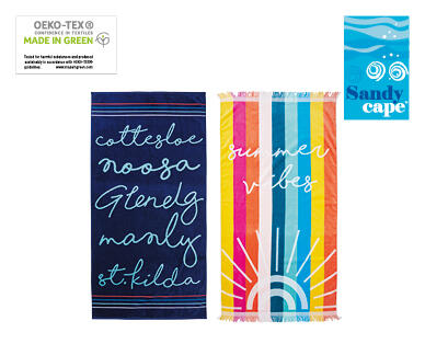 Velour Beach Towel