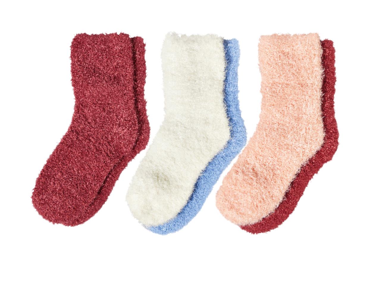 ESMARA Ladies' Fluffy Socks