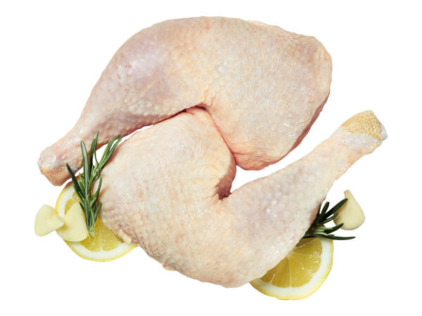 Frische Hendlschenkel