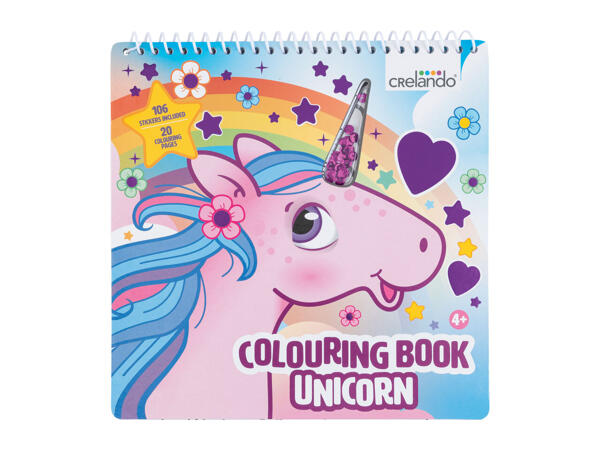 Crelando Colouring Book With Sequins