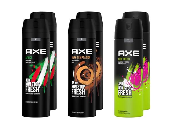 Spray déodorant Axe, pack de 2