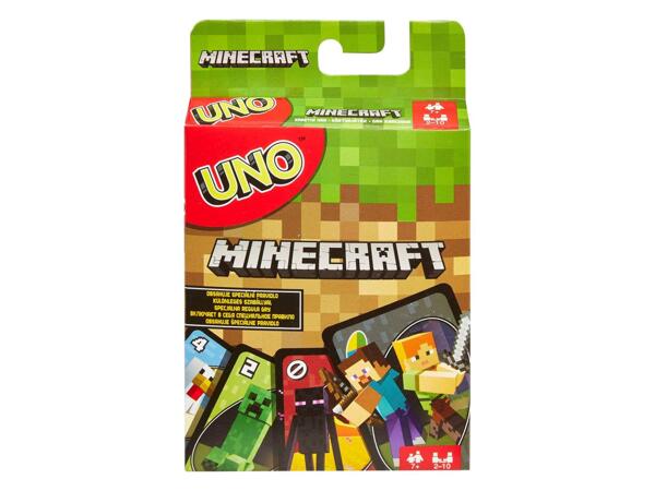 UNO Cards "Paw Patrol, Minecraft, Super Mario, Harry Potter"
