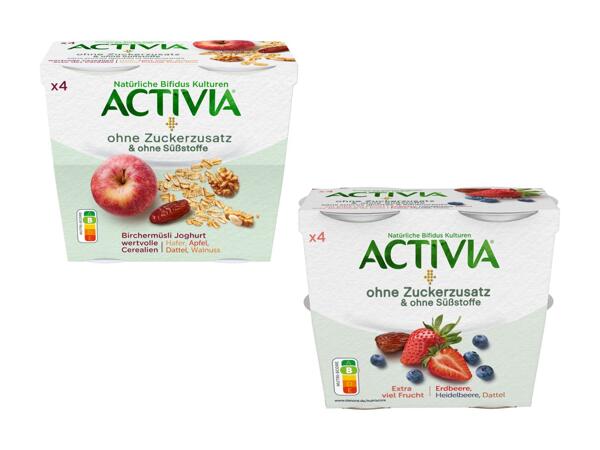 Yogourt Danone Activia sans sucre ajouté