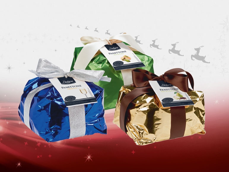 Panettone premium con fiocco