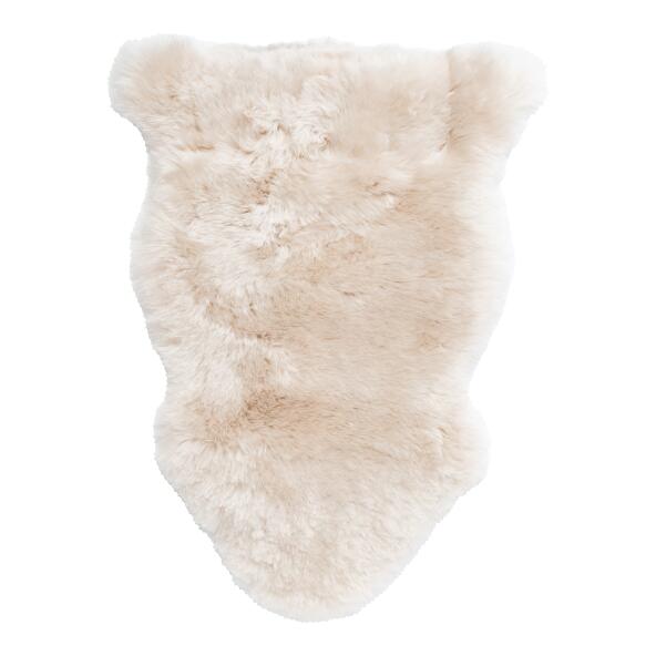 HOME CREATION(R) Carpette en laine d'agneau