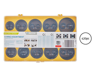 O-Rings 420pc or Seal Assortment 383pc Sets