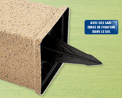 Lampe solaire d'extérieur aspect pierre BEST POINT(R)
