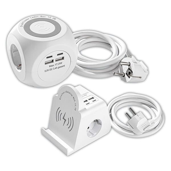 Induktive Ladestation mit USB-Ports