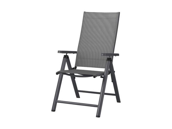 Chaise pliante en aluminium