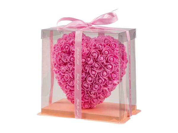 Livarno Home Artificial Rose Gift Box - Heart