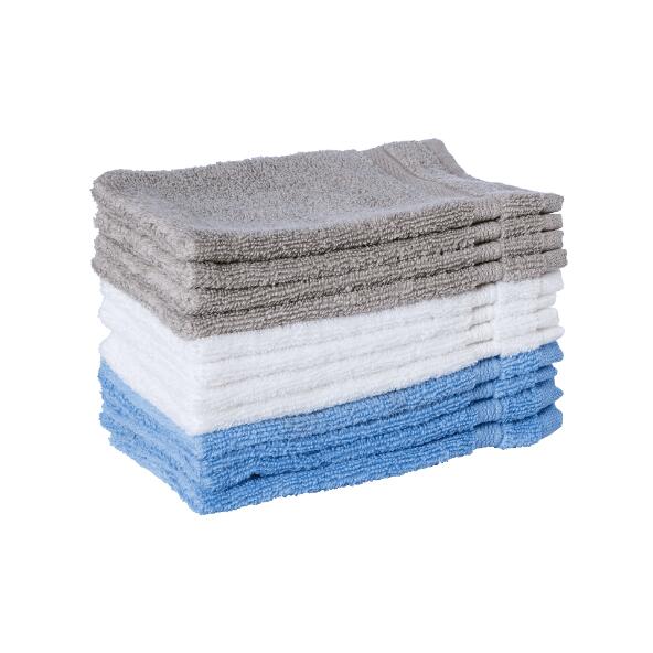 Gants de toilette, 4 pcs