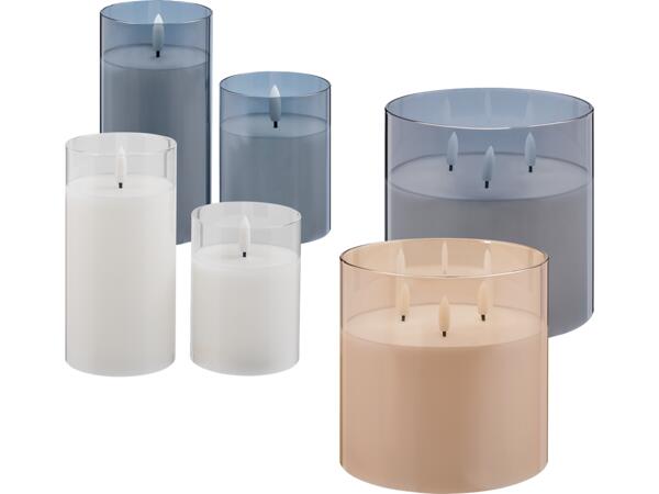 LED-ljus i glas