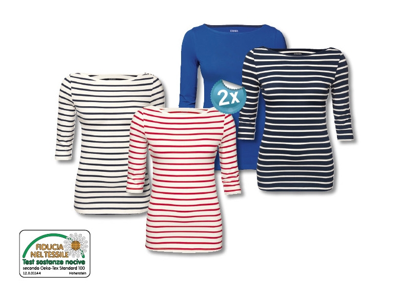 Maglia a maniche lunghe, 2 pezzi