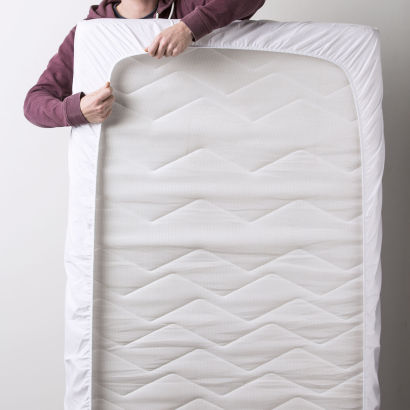 Protège-matelas, 1 pers.