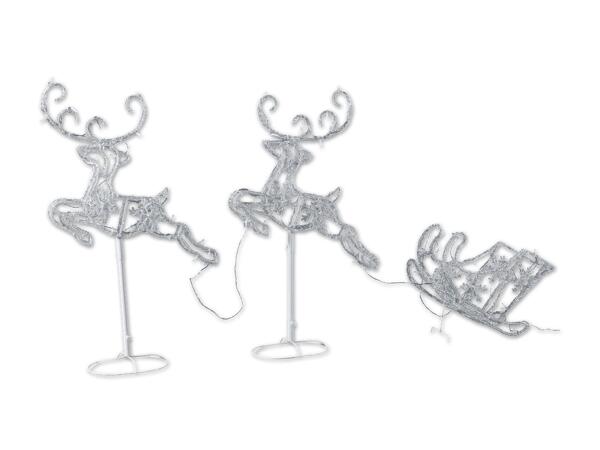 3D-Lichtfiguren-Set, 3-teilig