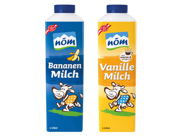 NÖM Bananen oder Vanillemilch