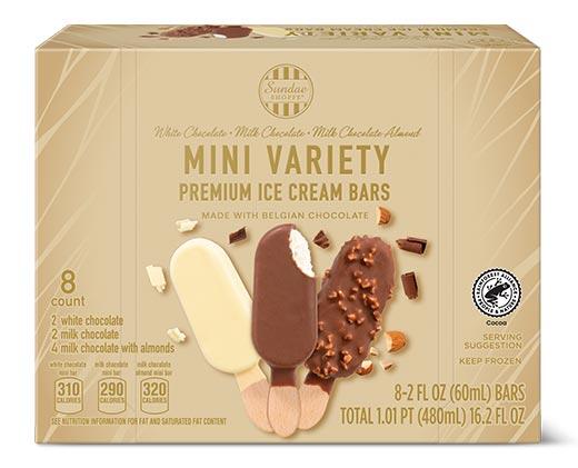 Sundae Shoppe Mini Variety Pack Ice Cream Bars