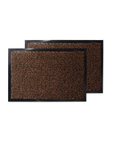 Brown Pattern Twin Pack Utility Mats