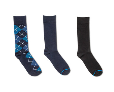 Royal Class Men's 3-Pack Dress Socks