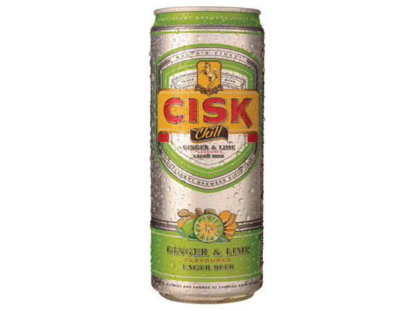 Ginger & Lime Flavoured Lager Beer