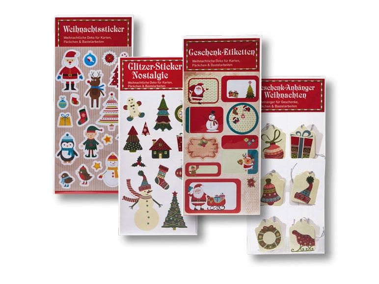 Autocollants de Noël ***Cet article est disponible uniquement en Suisse alémanique.***